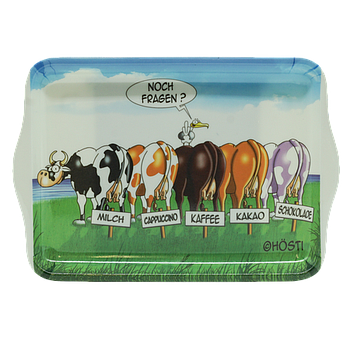 Hösti Tablett Cappuchinokühe