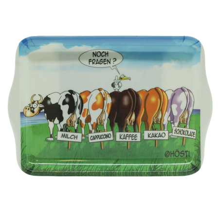 Hösti Tablett Cappuchinokühe