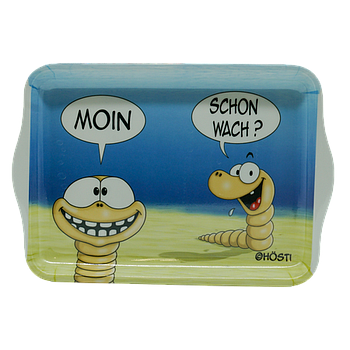 Hösti Tablett Moin schon wach