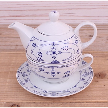 Tea-for-One "Indisch-Blau" (Oceanline)