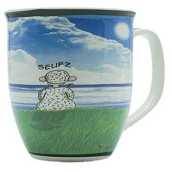 Hösti Becher Sehnsucht   10x9cm Porzellan