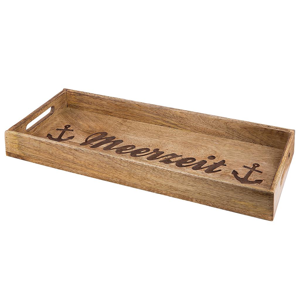 Holz Deko Tablett &quot;Meerzeit&quot;