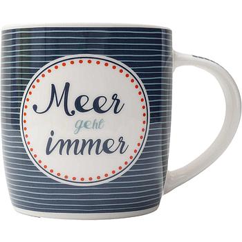 Becher 'Meer geht immer', 9 cm H