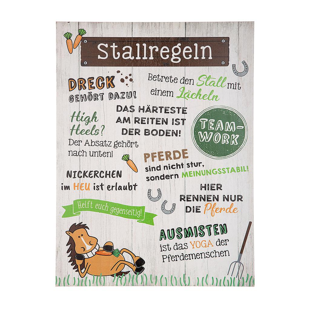 Weisheit &quot;Stallregeln&quot;
