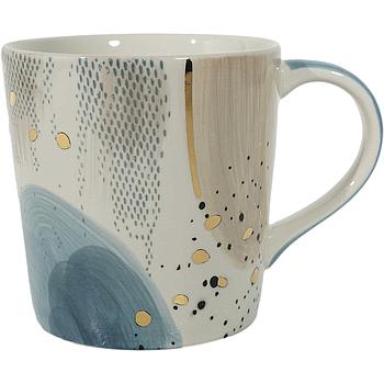 Becher "Belle" 0,4 l, Keramik mit Goldauflage, H 9,7 cm, Ø 8,7 cm