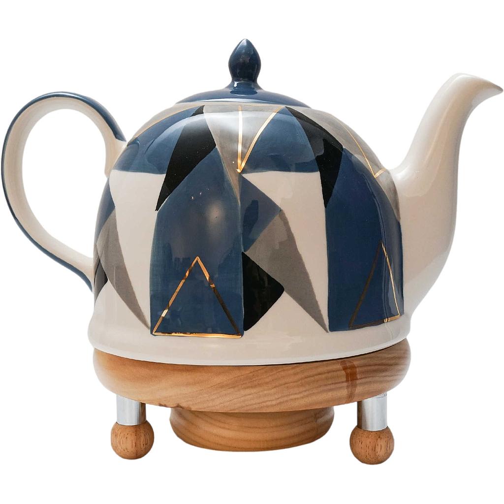 Kanne &quot;Caspian&quot; 1,9 l, Keramik mit Goldauflage, H 18 cm, Ø 6,5 cm