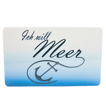 Hösti Maritim Frühstücksbrett  Ich will Meer