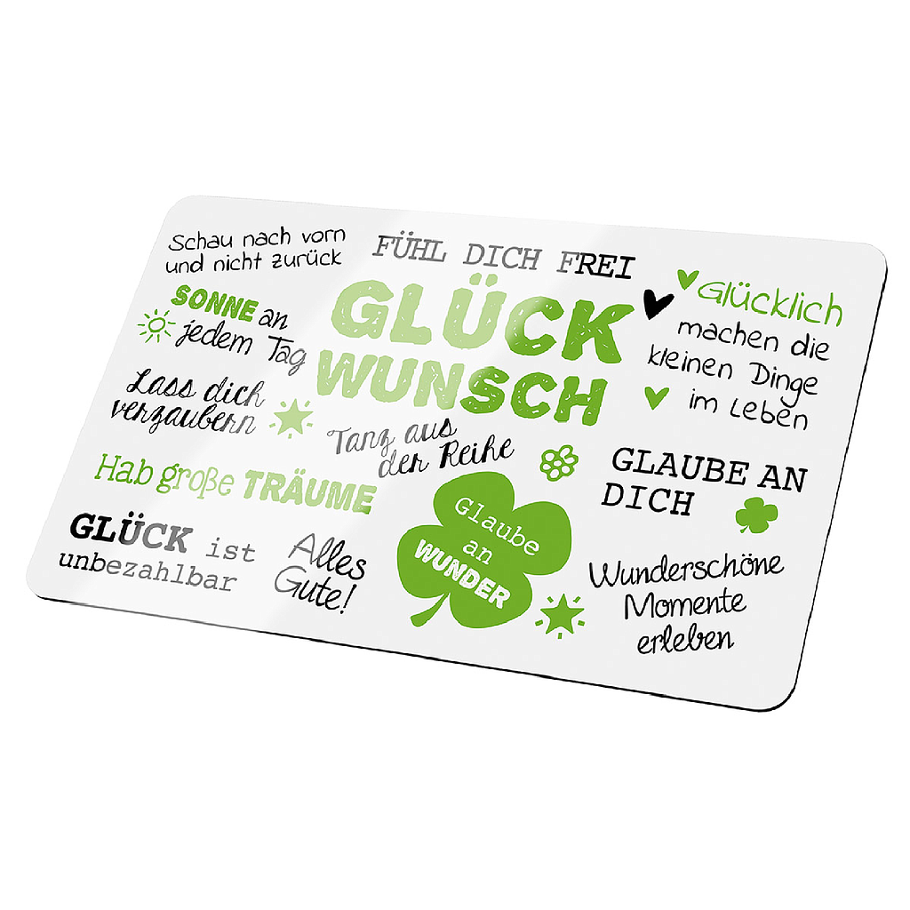 Brettch Weisheit &quot;Glückwunsch&quot; 