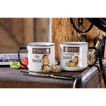 Keramik Tasse Brrr nur kein Stress 