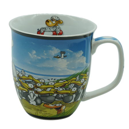 Hösti Becher Robbi Moin  10x9cm Porzellan