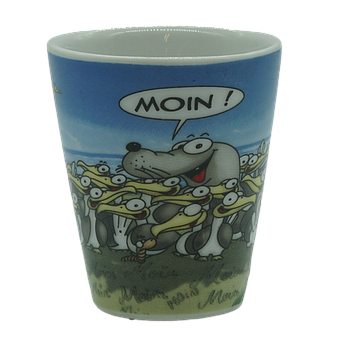 Hösti Eierbecher Robbi Moin ca.6x4cm Porzellan