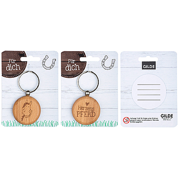 Holz Schlüssela."Herzens Pferd"