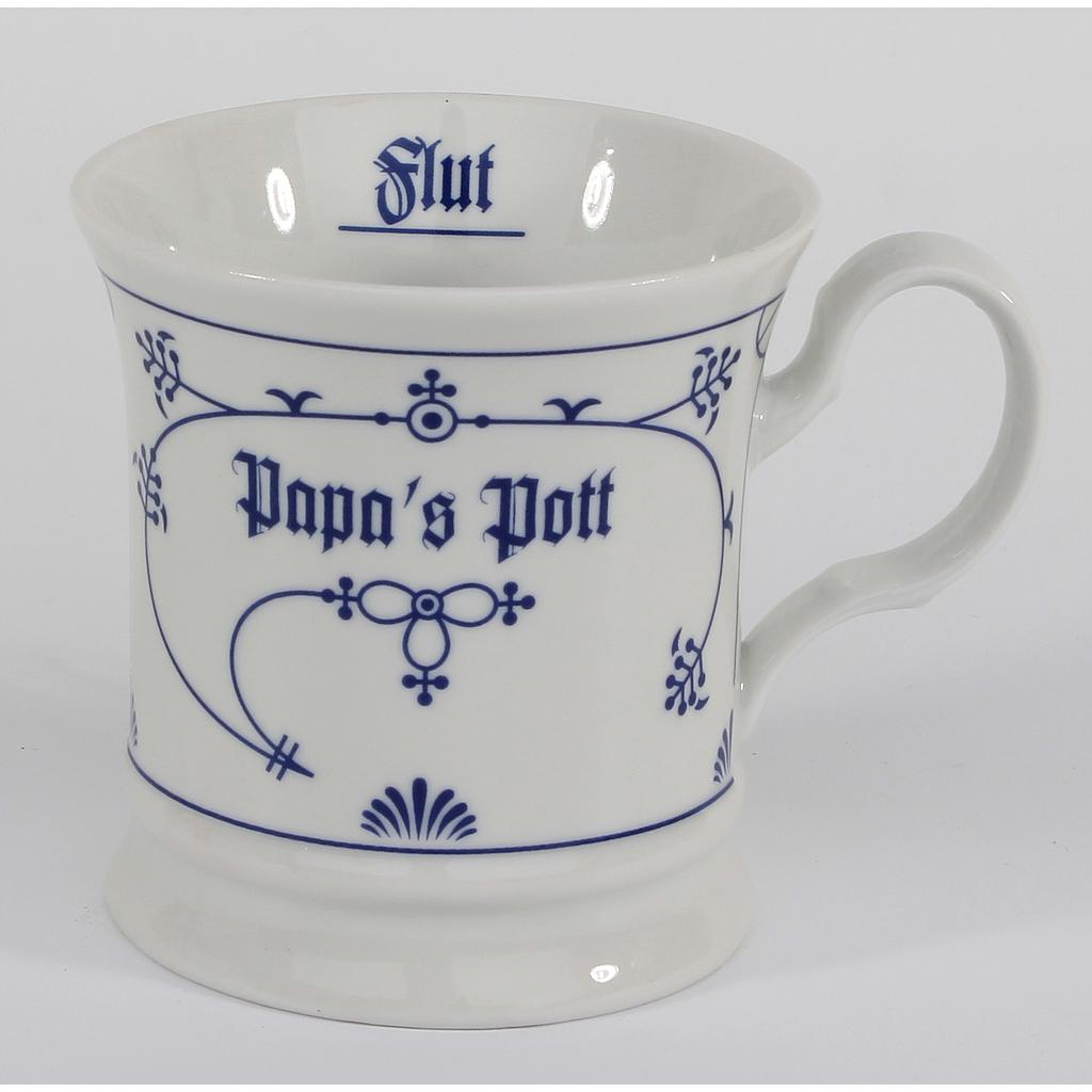 Herrenbecher Ind-Blau "Papas Pott"