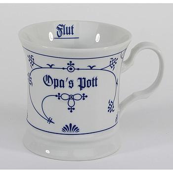 Herrenbecher Ind-Blau "Opas Pott"