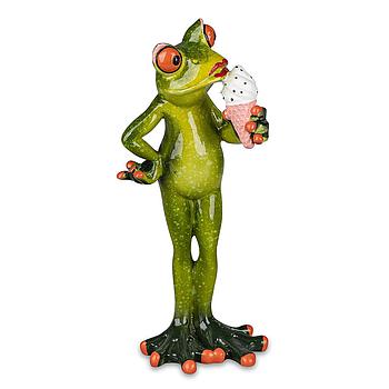 Frosch mit Eis