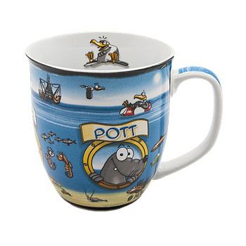 Hösti Becher Bullauge Moin Moin Moin