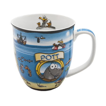 Hösti Becher Bullauge Moin Moin Moin