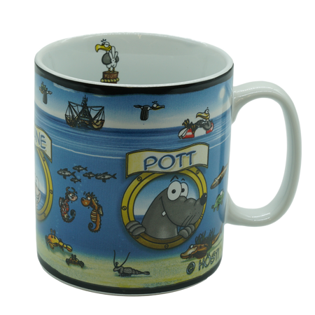 Hösti Jumbo Becher  Bullauge Moin Moin Moin