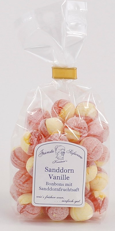 Sanddorn Vanille Bonbons, 120g