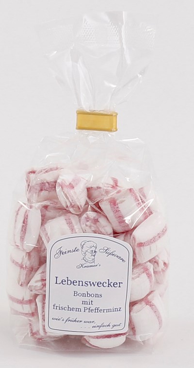 Lebenswecker Pfefferminz, rot/weiß, 120 g