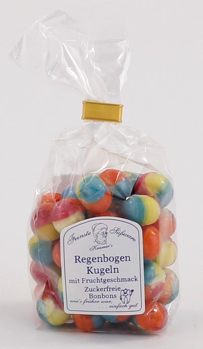 Regenbogenkugeln Frucht zuckerfrei, 120 g