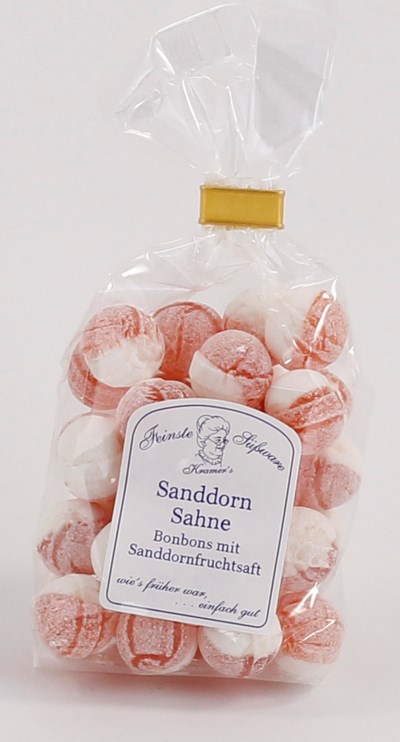 Sanddorn Sahne Bonbons, 120g