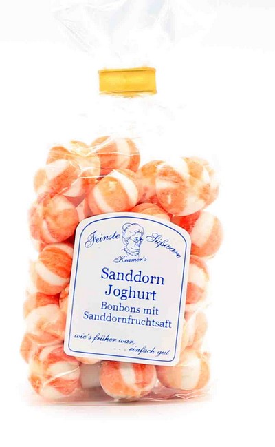 Sanddorn Joghurt Bonbons, 120g