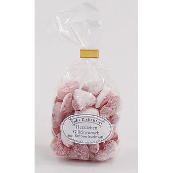 Herzlichen Glückwunsch, Erdbeer Joghurt Herzen, 120g