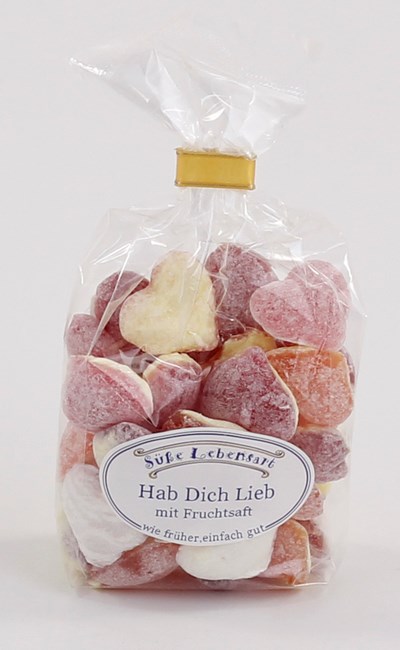 Hab Dich Lieb, Fruchtmischung in Herzform, 120 g