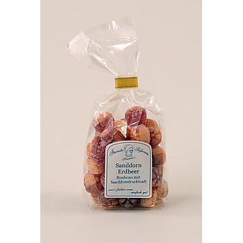 Sanddorn Erdbeer Bonbons, 120 g