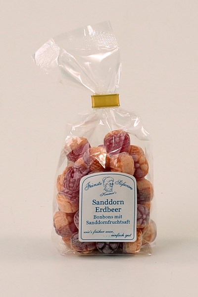 Sanddorn Erdbeer Bonbons, 120g