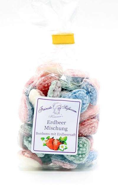 Erdbeer Mischung in Erdbeerform, 120g