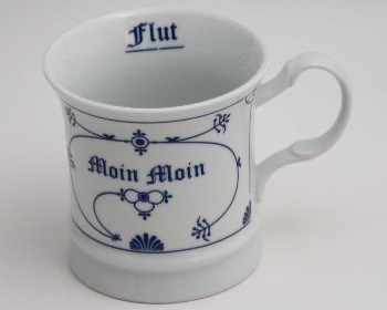 Herrenbecher Ind-Blau &quot;Moin Moin&quot;