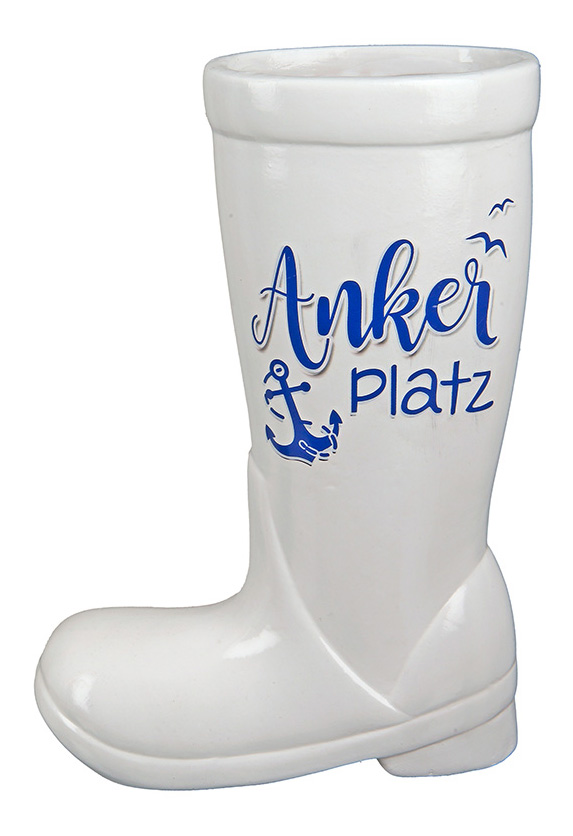 Keramik Pflanztopf "Stiefel" Ankerplatz