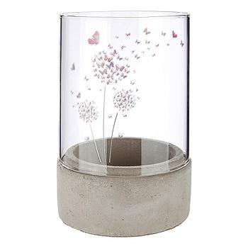 Zement Windlicht "Pusteblume", Pusteblumen