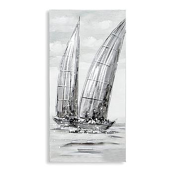 Bild"Regatta", zwei Schiffe