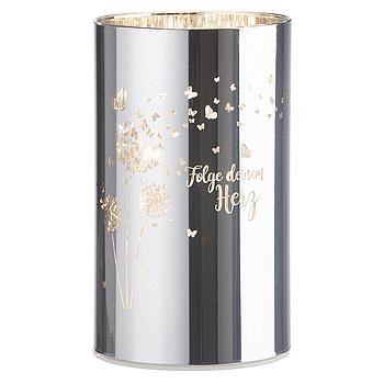 Glas LED-Leuchter "Momente", Folge deinem Herz