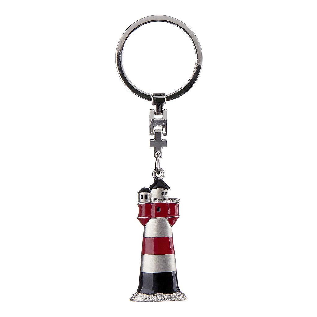 Metall Schlüsslanhänger Leuchtturm, matt