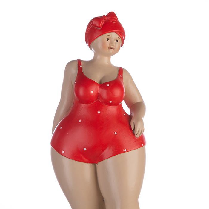 Figur "Tante Elli" , rot