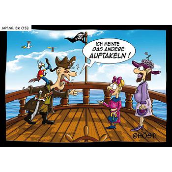 Hösti Postkarte "Auftakeln"