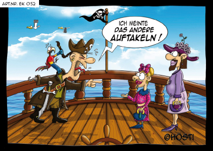 Hösti Postkarte "Auftakeln"