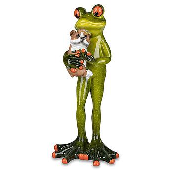 Frosch mit Hund