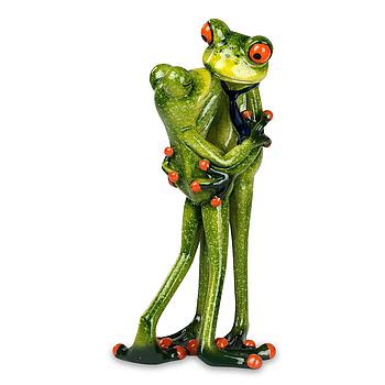 Froschpaar am Küssen