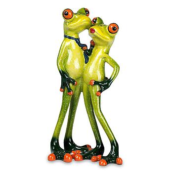 Froschpaar steht zusammen