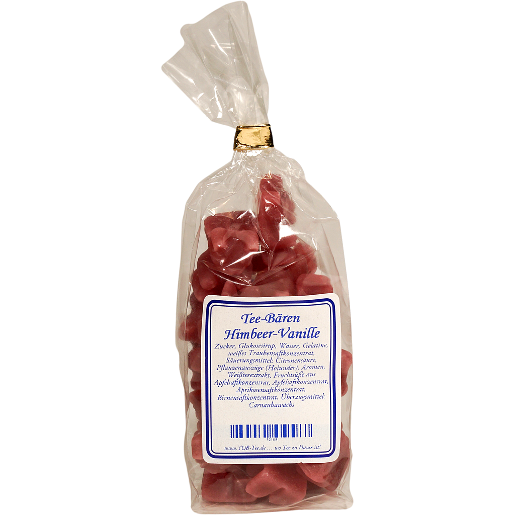 Tee-Bären® Himbeer-Vanille 120g