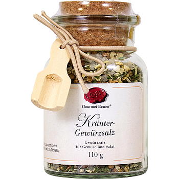 Kräuter Gewürzsalz 110g im Korkenglas