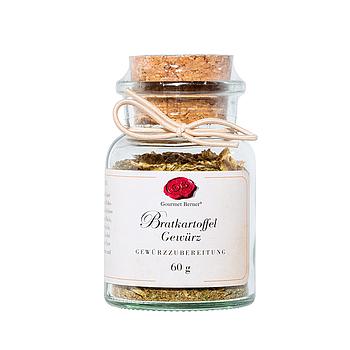 Bratkartoffel Gewürzzubereitung 60g im Korkenglas