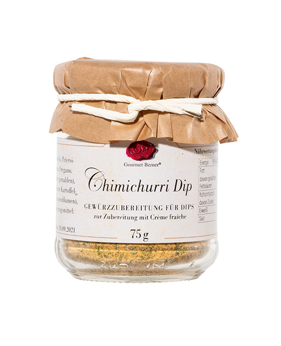 Oma's scharfer Kräuter Dip im 75g Glas ( früher Chimichurri Dip)