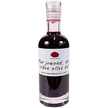 Für jemand der schon alles hat, Holunderbeerenlikör 0,2l ;20% vol,  Aspektflasche,0,2l 