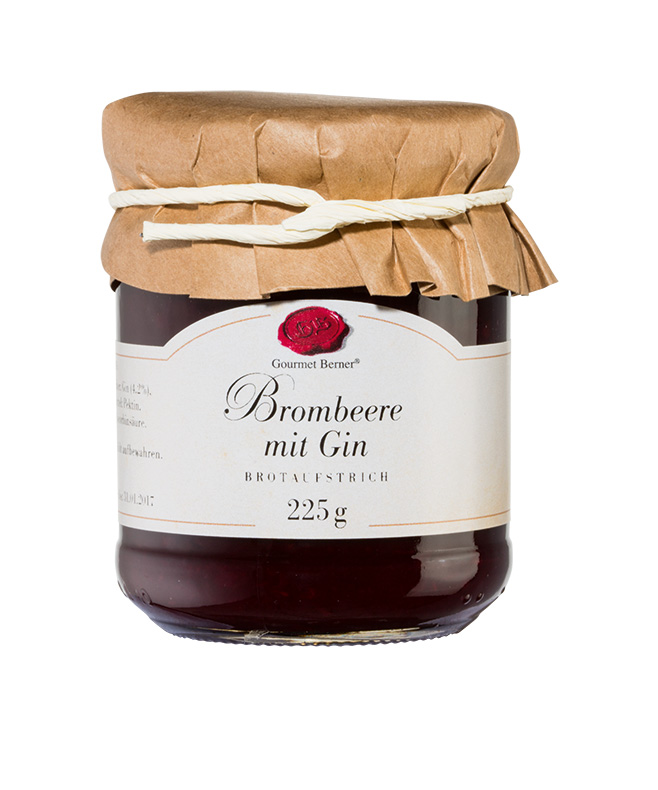 Brombeere mit Gin im 225g Glas